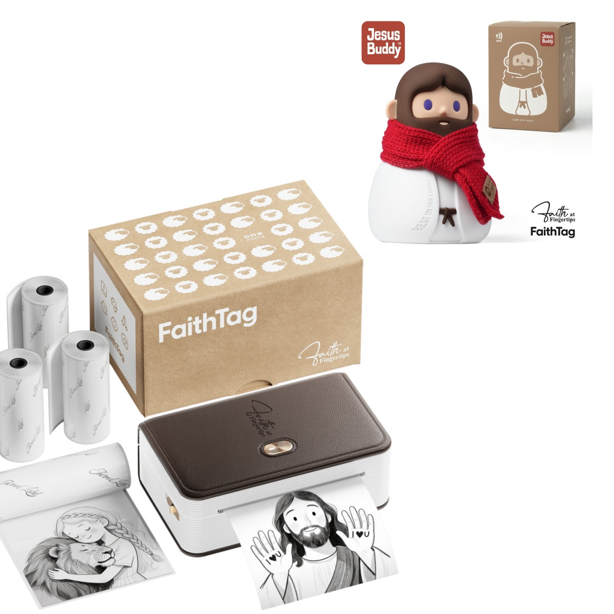 FaithTag FP31 3-Inch Bible Printer Set