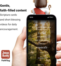 FaithTag® Daily Blessing Jesus Keychain