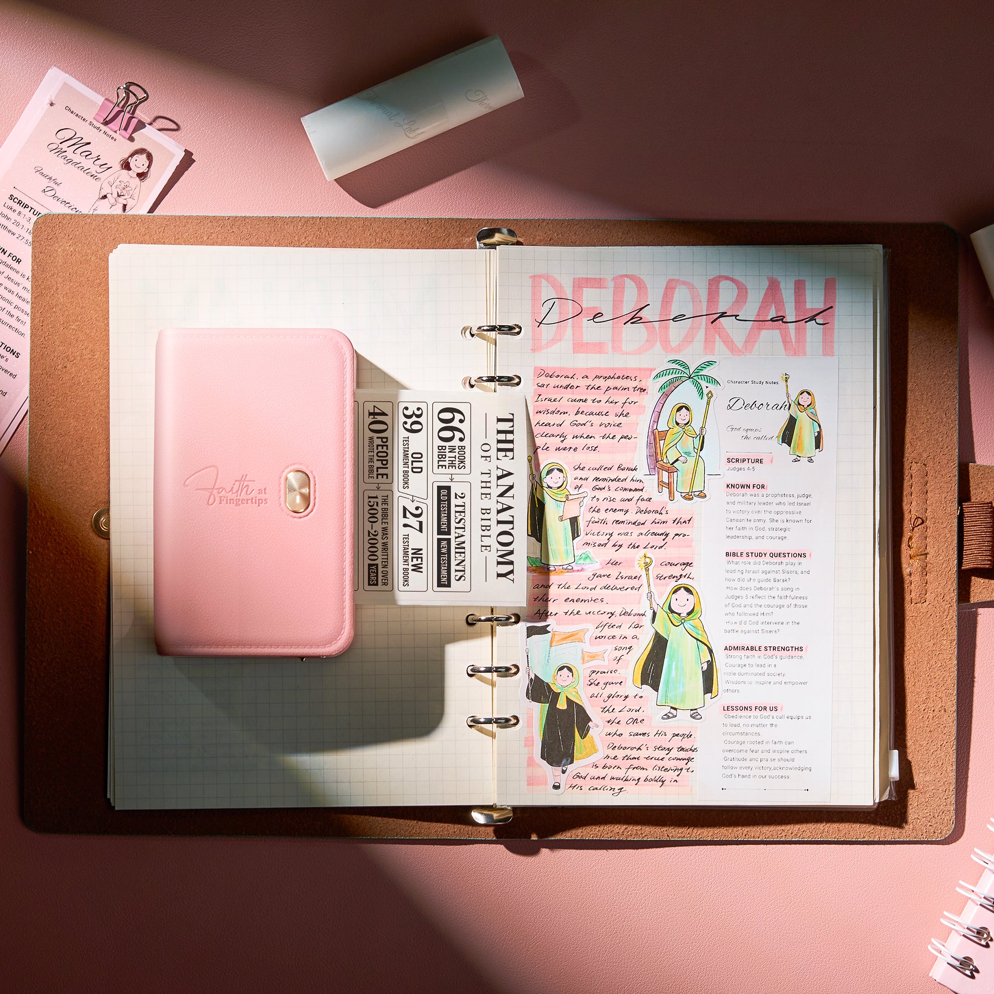 FaithTag FP31 3-Inch Bible Printer Set - Pink