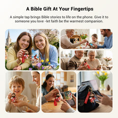 FaithTag® Daily Blessing Jesus Keychain