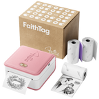 FaithTag F21 Bible Printer Set + FaithTag® Daily Blessing Jesus Keychain (Easter Special Offer)
