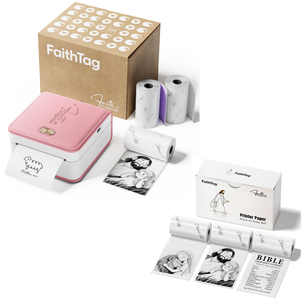 Ensemble d'impression biblique FaithTag F21