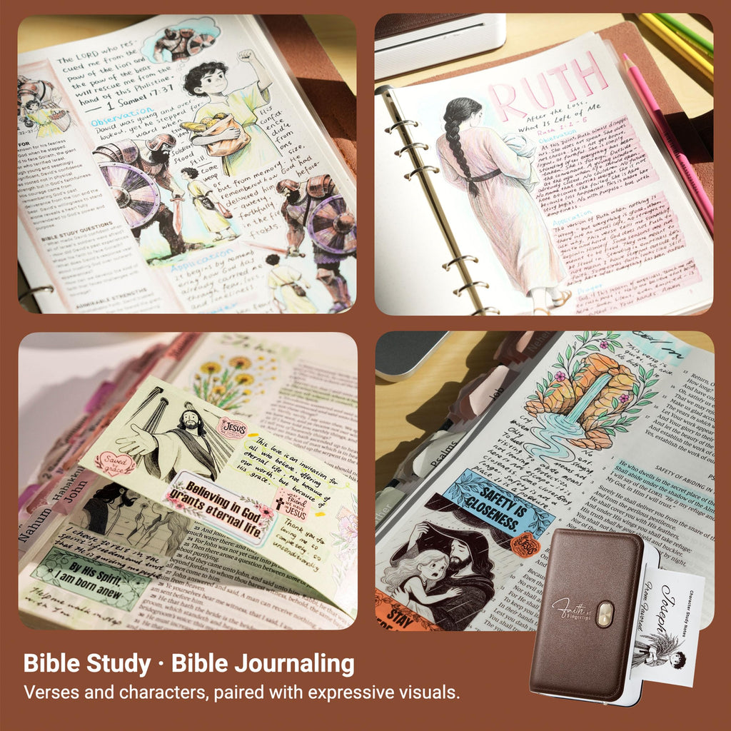FaithTag FP31 3-Inch Bible Printer Set