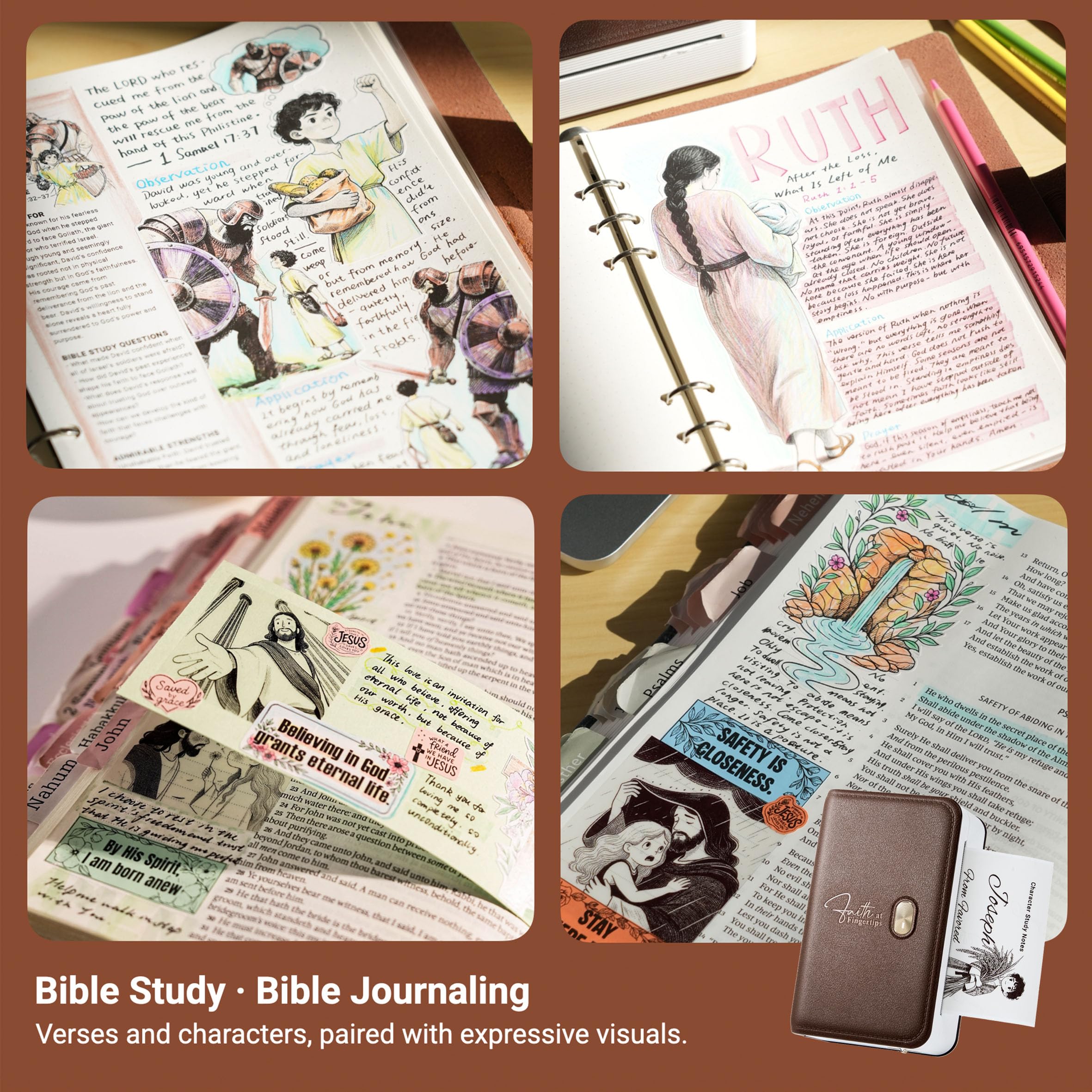 FaithTag FP31 3-Inch Bible Printer Set