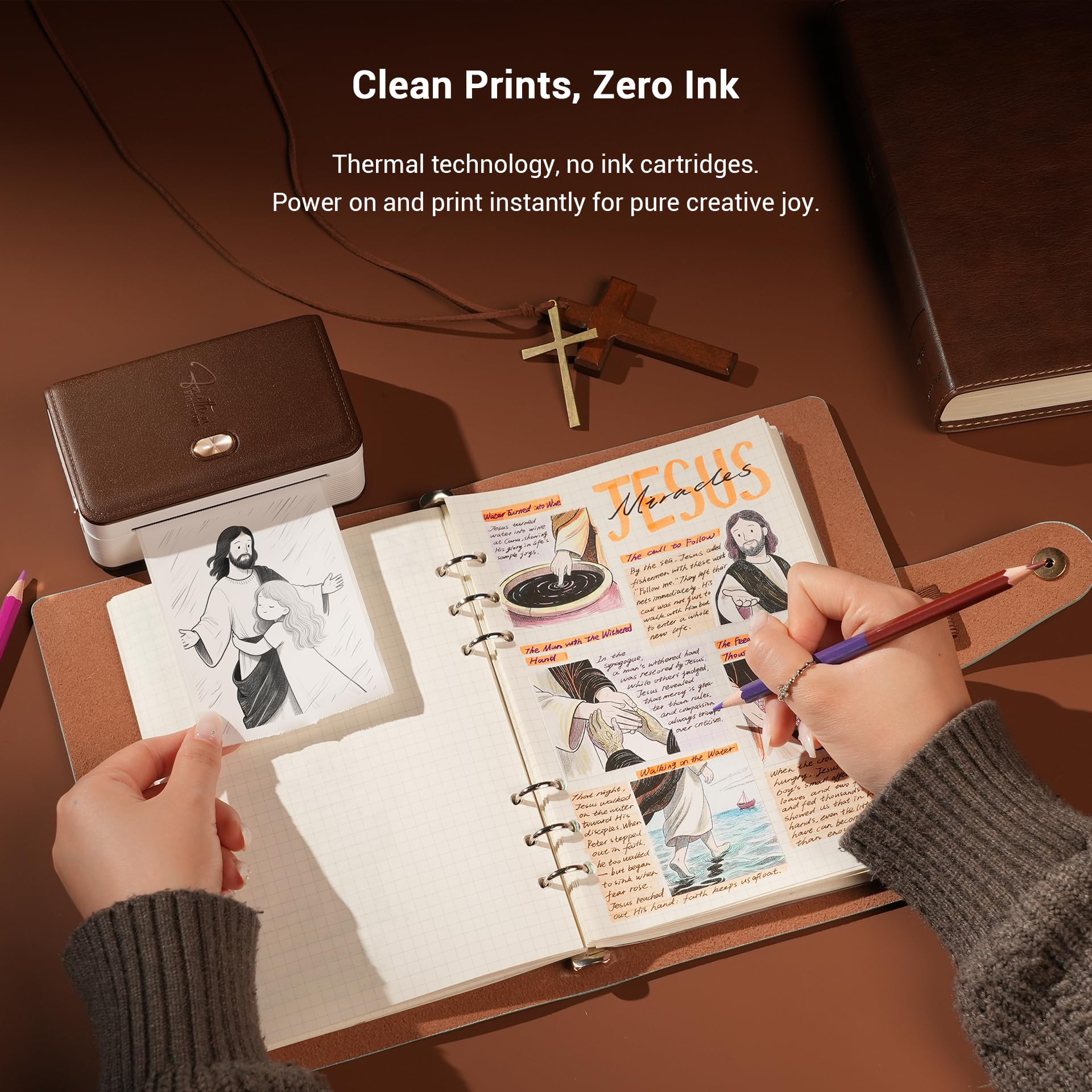 FaithTag FP31 3-Inch Bible Printer Set
