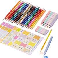 FaithTag Favorites journaling set with Bible tabs, pastel highlighters, and colored pencils, Christian stationery kit for Bible study, devotion, and journaling.